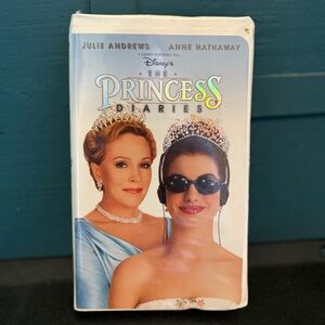 Disney's The Princess Diaries VHS - White and Black